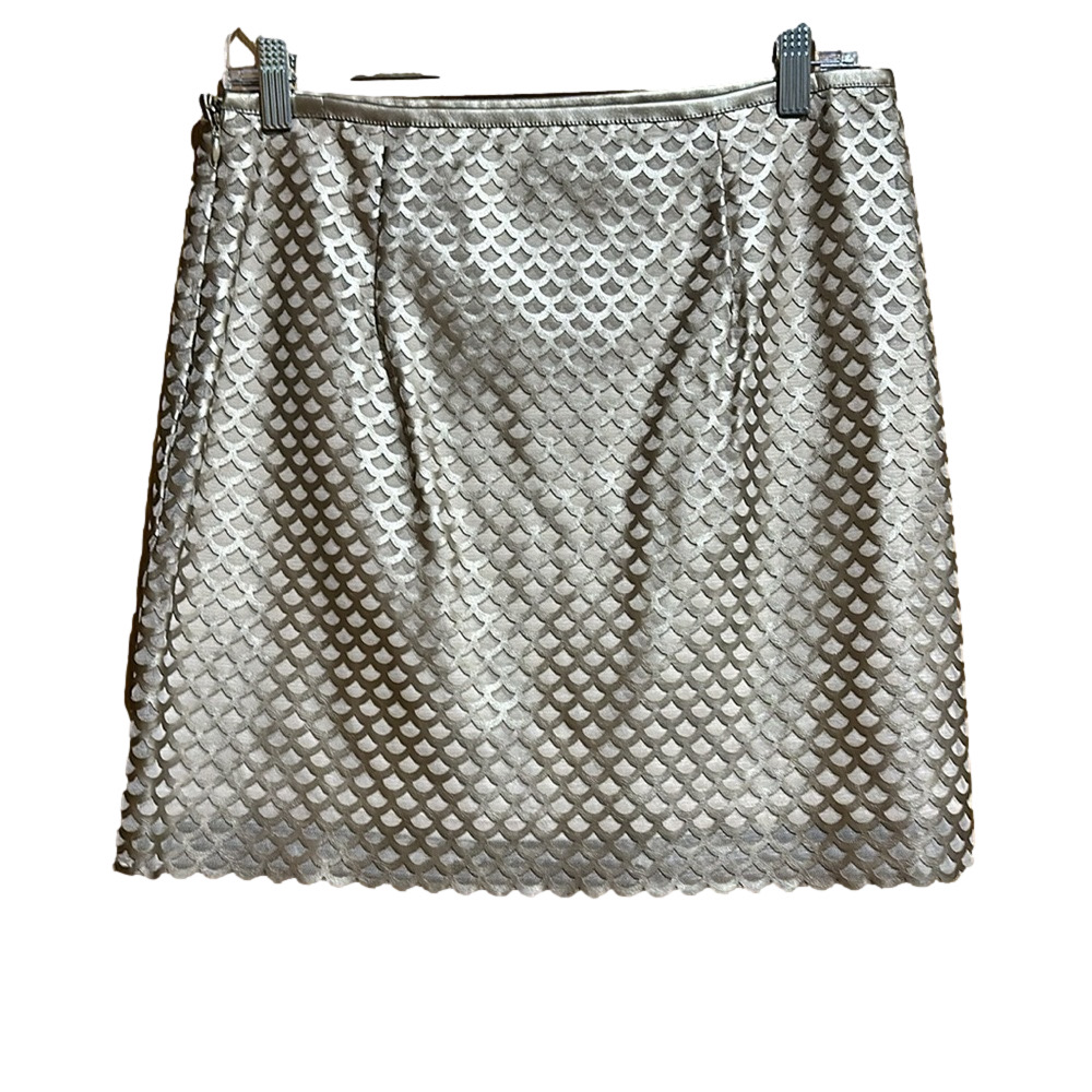 Chelsea & Violet Faux Metallic Leather and Mesh Illusion Skirt Size Small - EUC - Picture 3 of 5